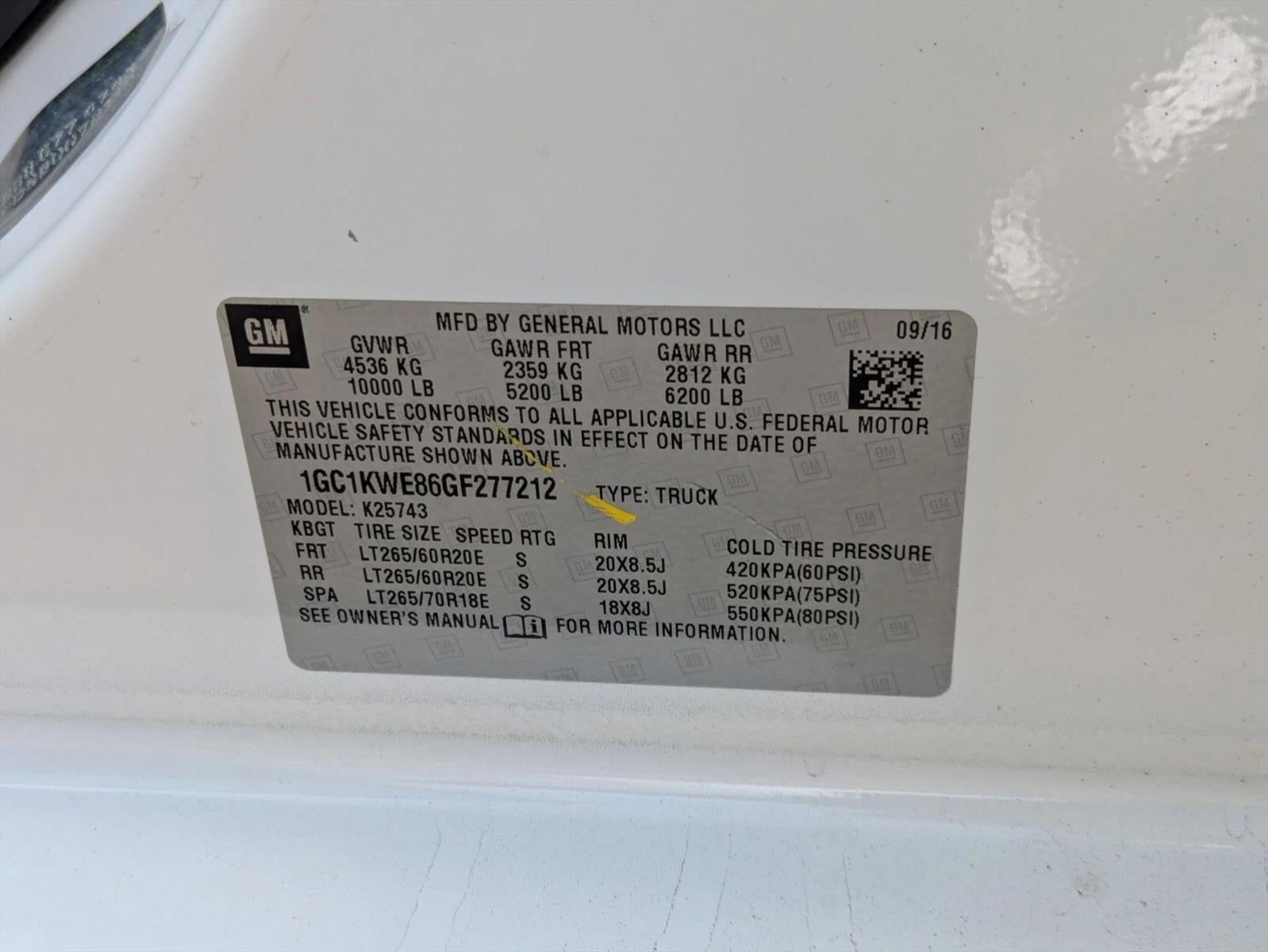 2016 Chevrolet Silverado 2500 HD LTZ