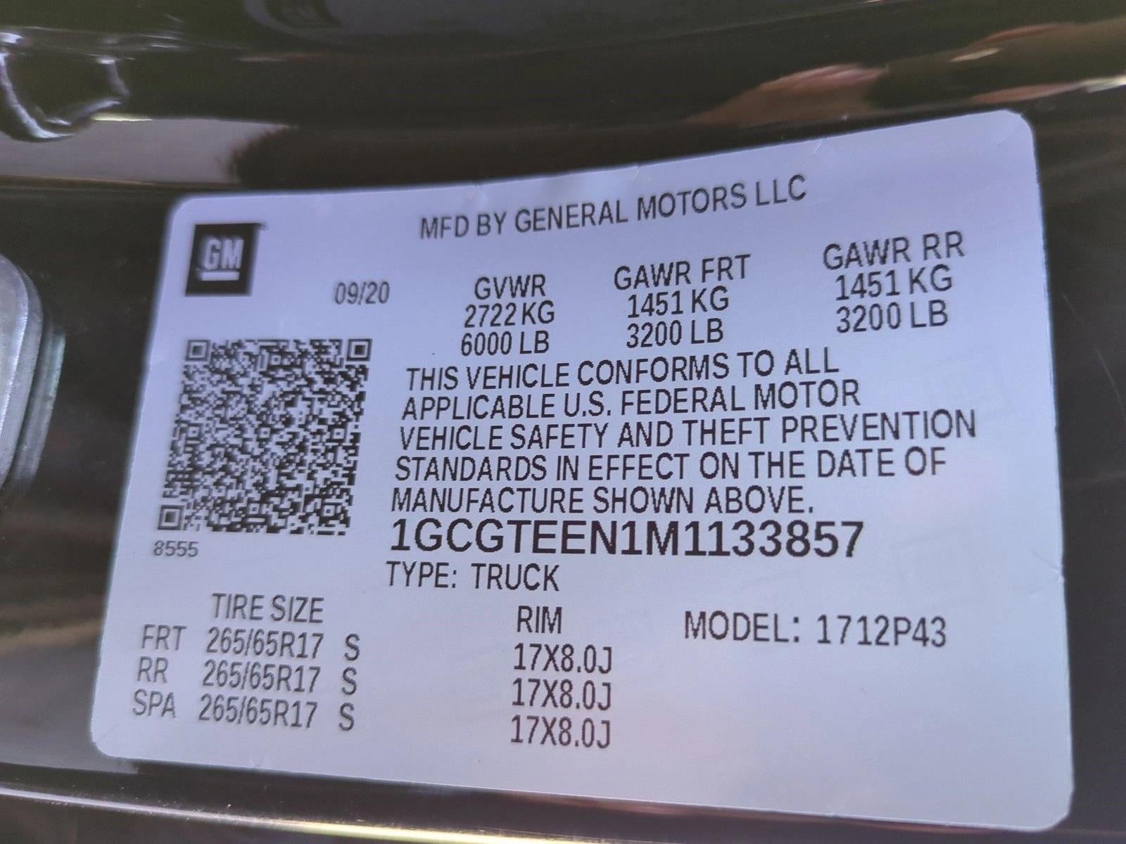 2021 Chevrolet Colorado ZR2