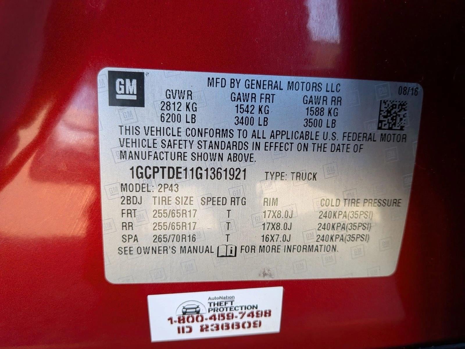 2016 Chevrolet Colorado 4WD Z71