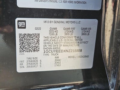2022 Chevrolet Silverado 1500 LTD RST