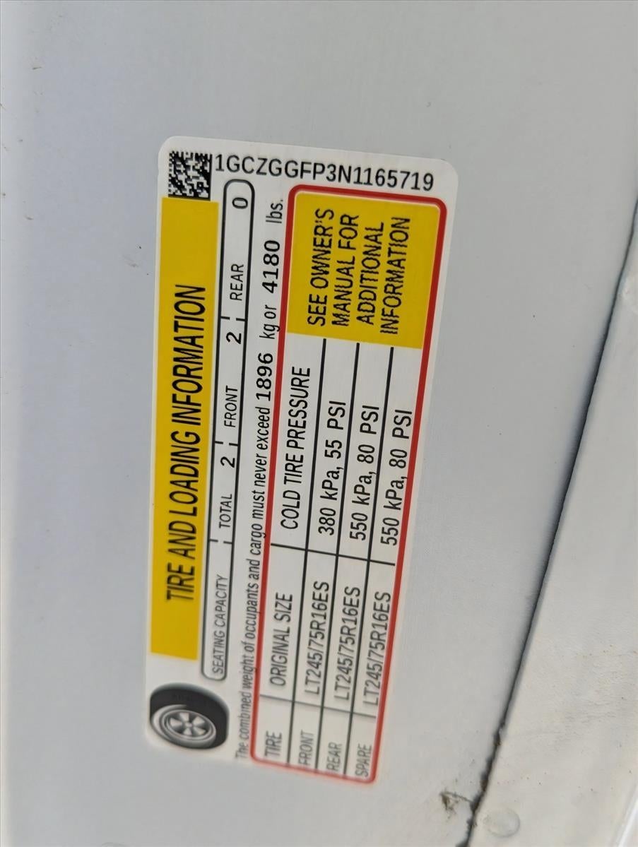 2022 Chevrolet Express Cargo 3500 Base