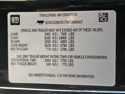 2022 GMC Yukon SLT