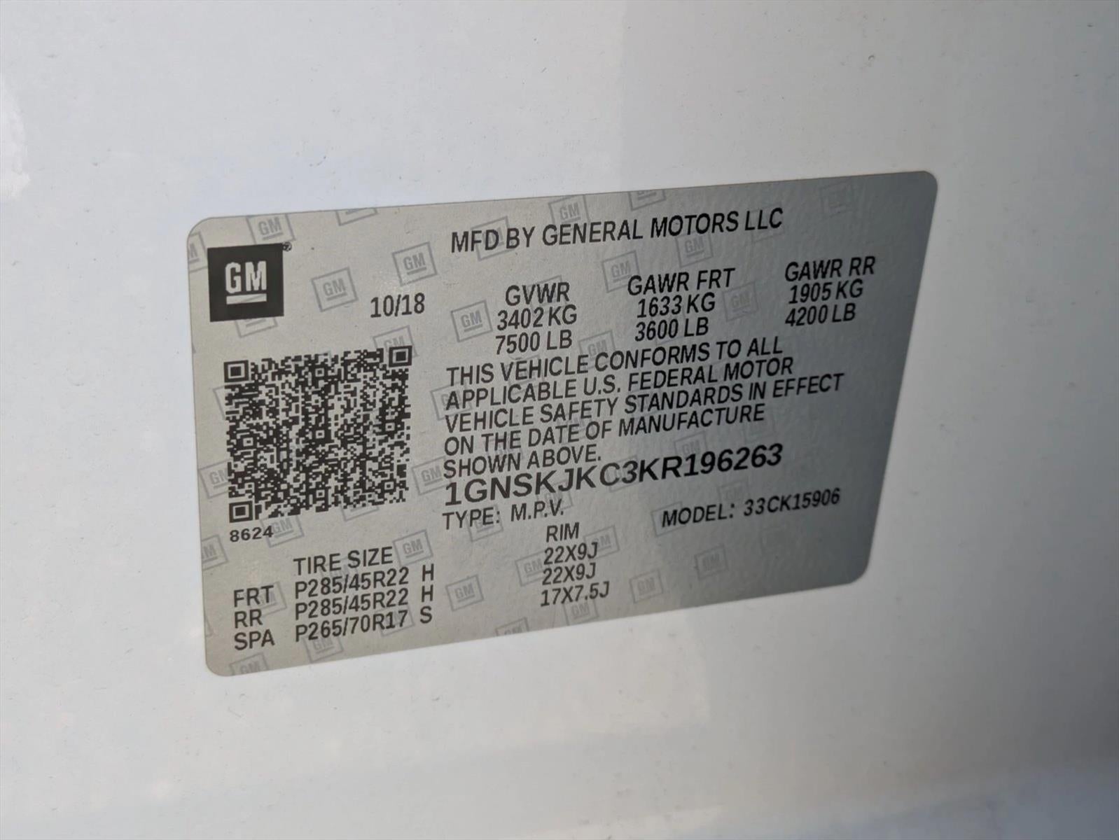 2019 Chevrolet Suburban Premier