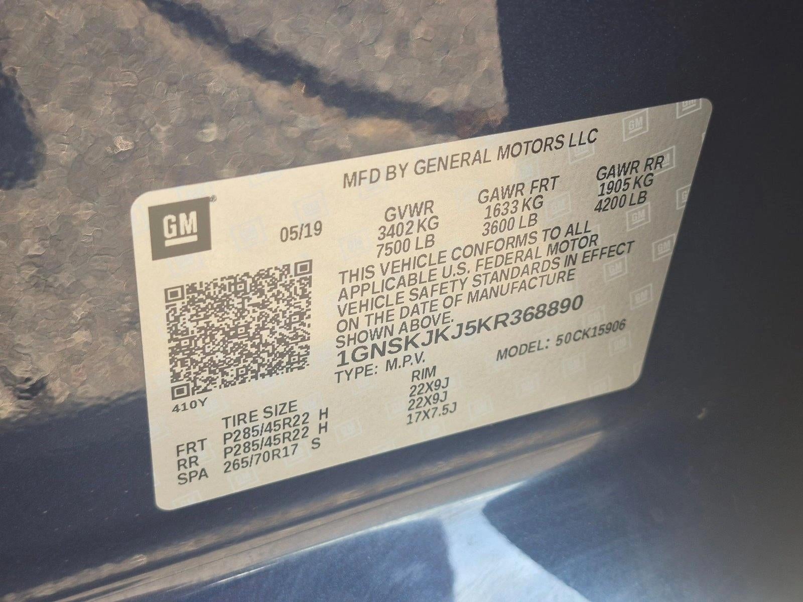 2019 Chevrolet Suburban Premier