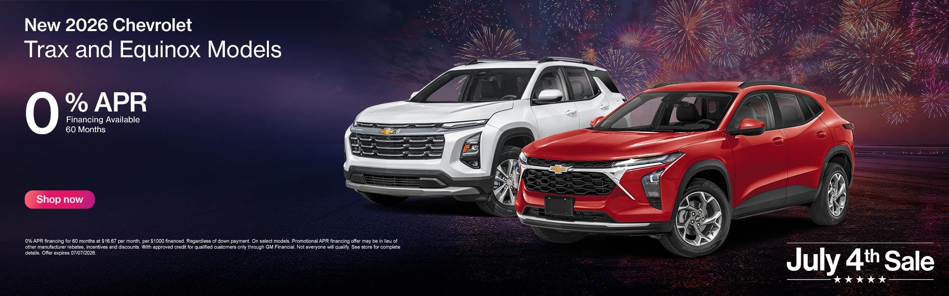 New 2026 Trax & Equinox Models 