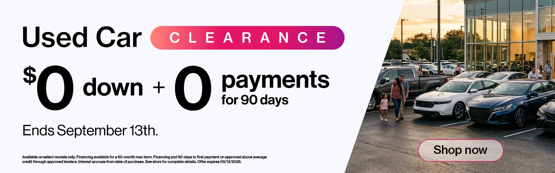 Use Car Clearance